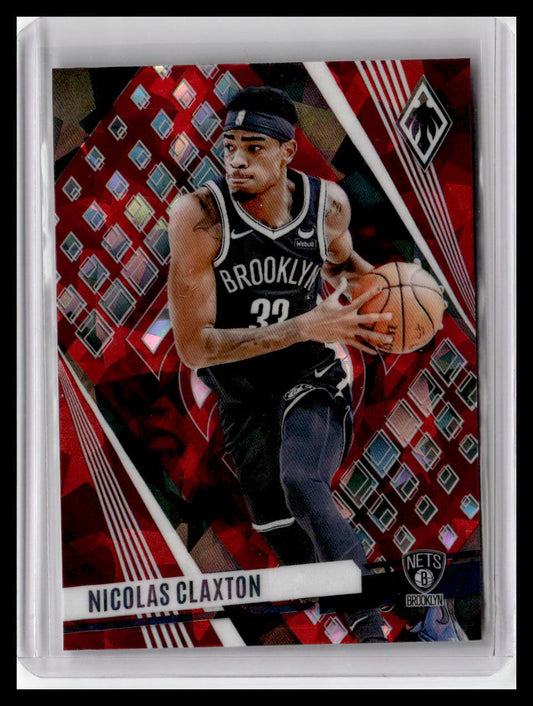 2023-24 Panini Phoenix #219 Nicolas Claxton Phoenix Red Ice