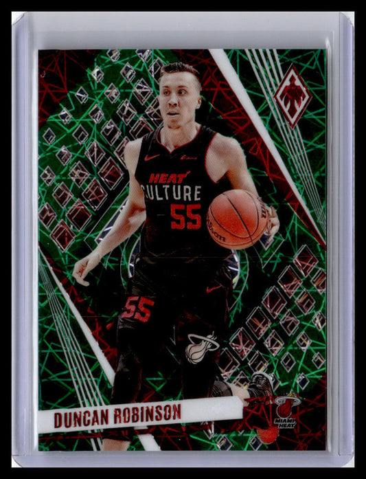 2023-24 Panini Phoenix #85 Duncan Robinson Phoenix Green Lazer #/175