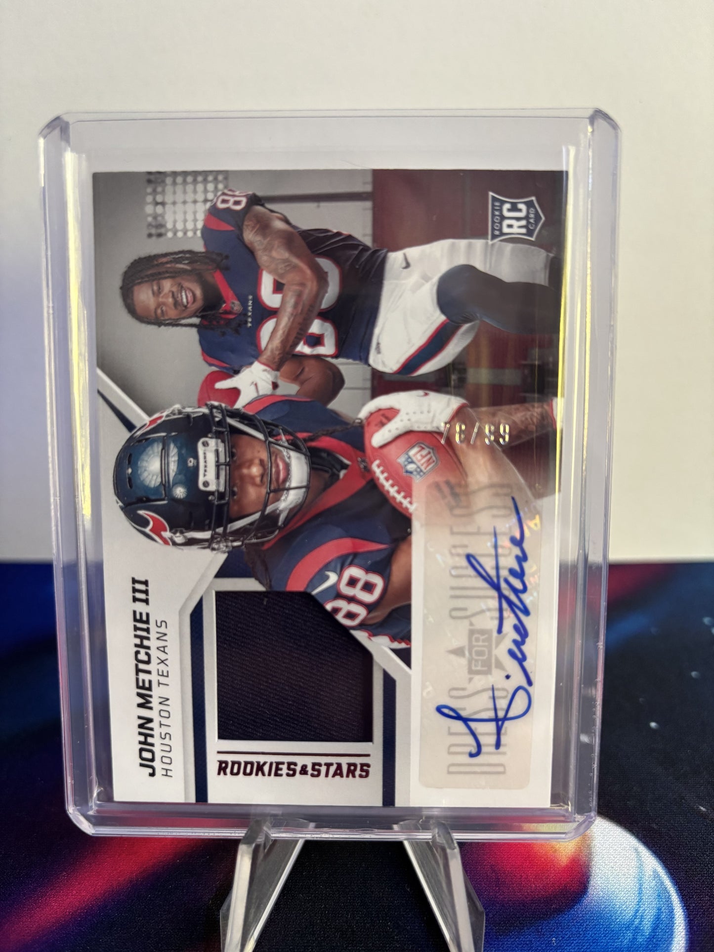 2022 Panini Rookies & Stars #DS-JM John Metchie III Dress for Success 78/99 Auto