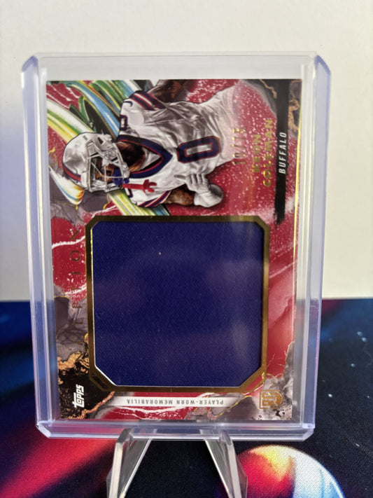 2024 Topps Inception #RJR-KC Keon Coleman Rookie Jumbo Relics Red #/75