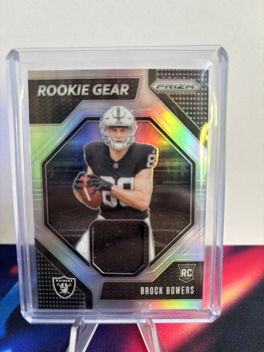 2024 Panini Prizm #RG-BBS Brock Bowers Rookie Gear