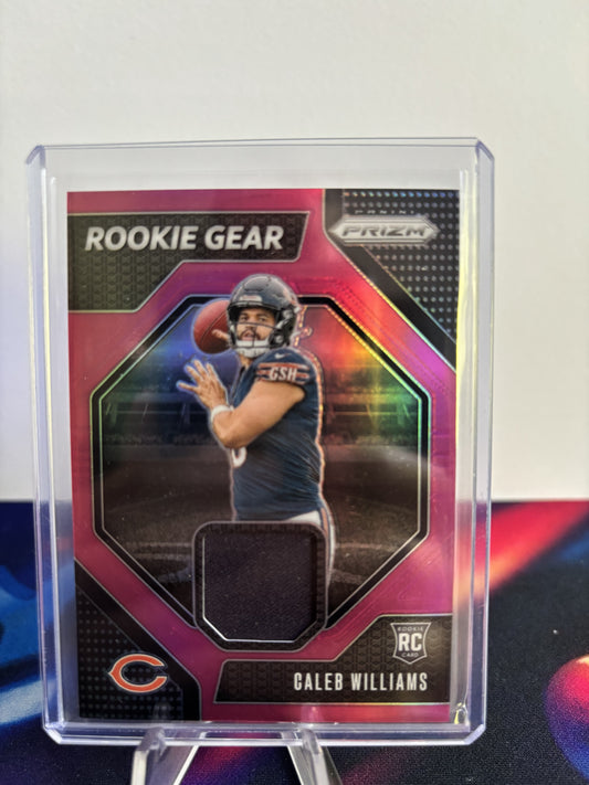 2024 Panini Prizm #RG-CWS Caleb Williams Rookie Gear Pink