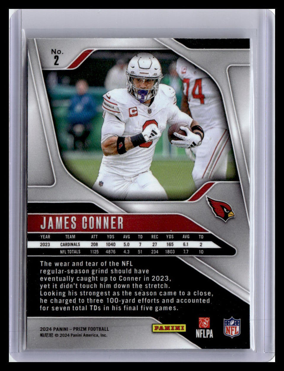 2024 Panini Prizm #2 James Conner