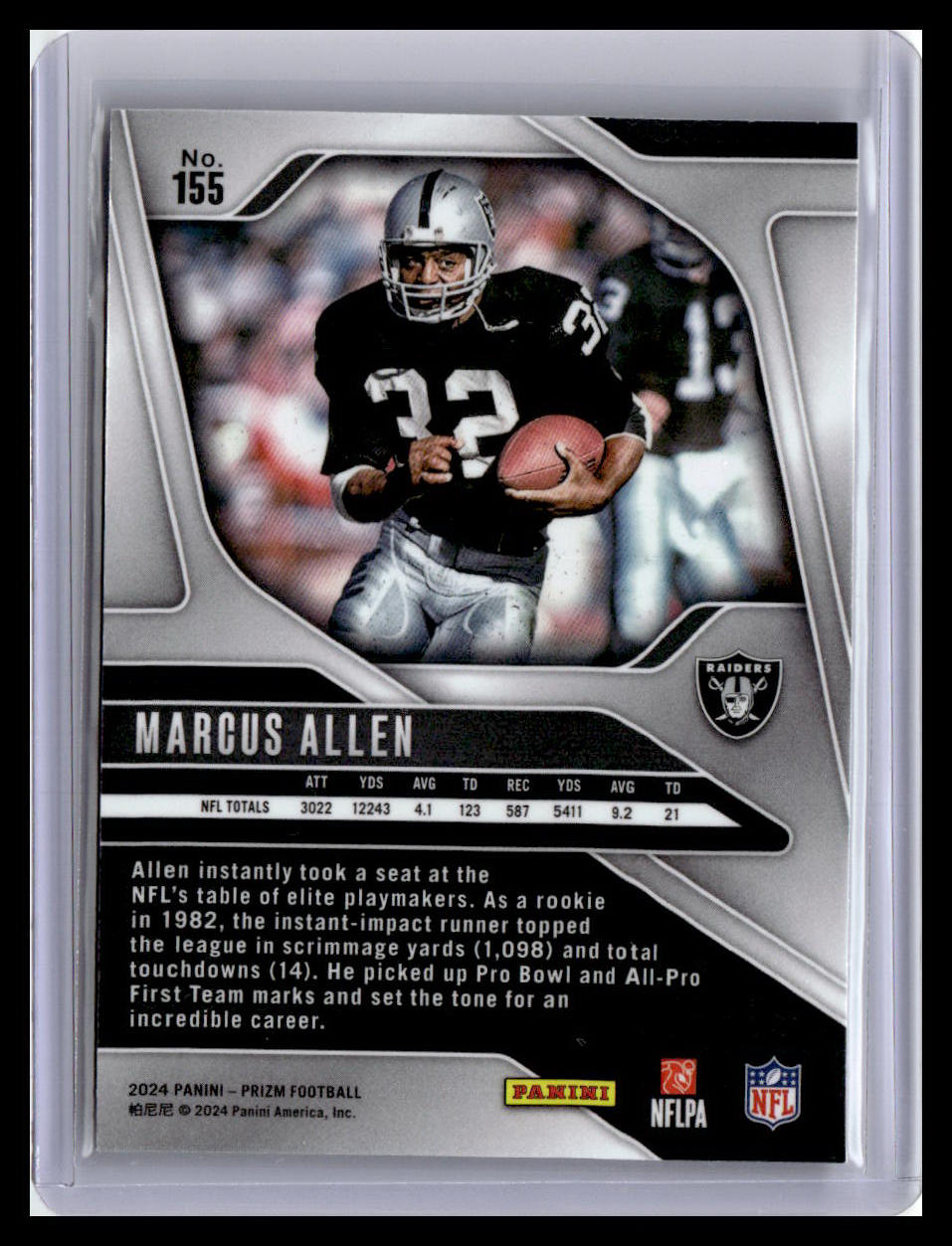 2024 Panini Prizm #155 Marcus Allen