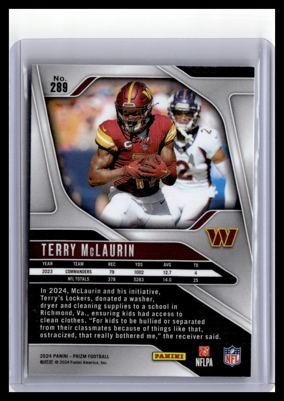 2024 Panini Prizm #289 Terry McLaurin