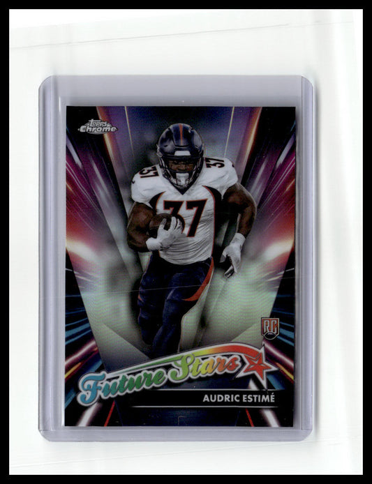 2024 Topps Chrome #FS-24 Audric Estimé Future Stars