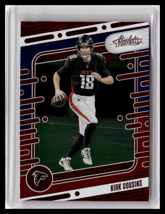 2024 Panini Absolute #4 Kirk Cousins Red and Blue