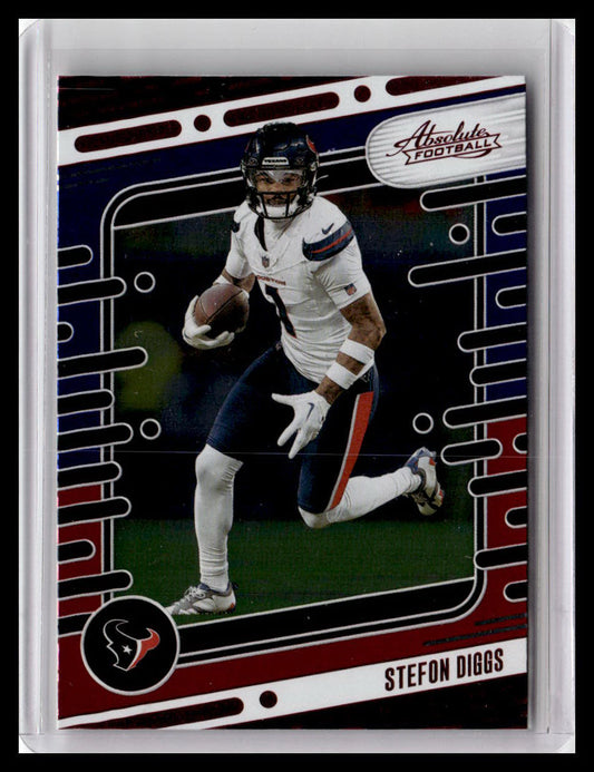 2024 Panini Absolute #42 Stefon Diggs Red and Blue