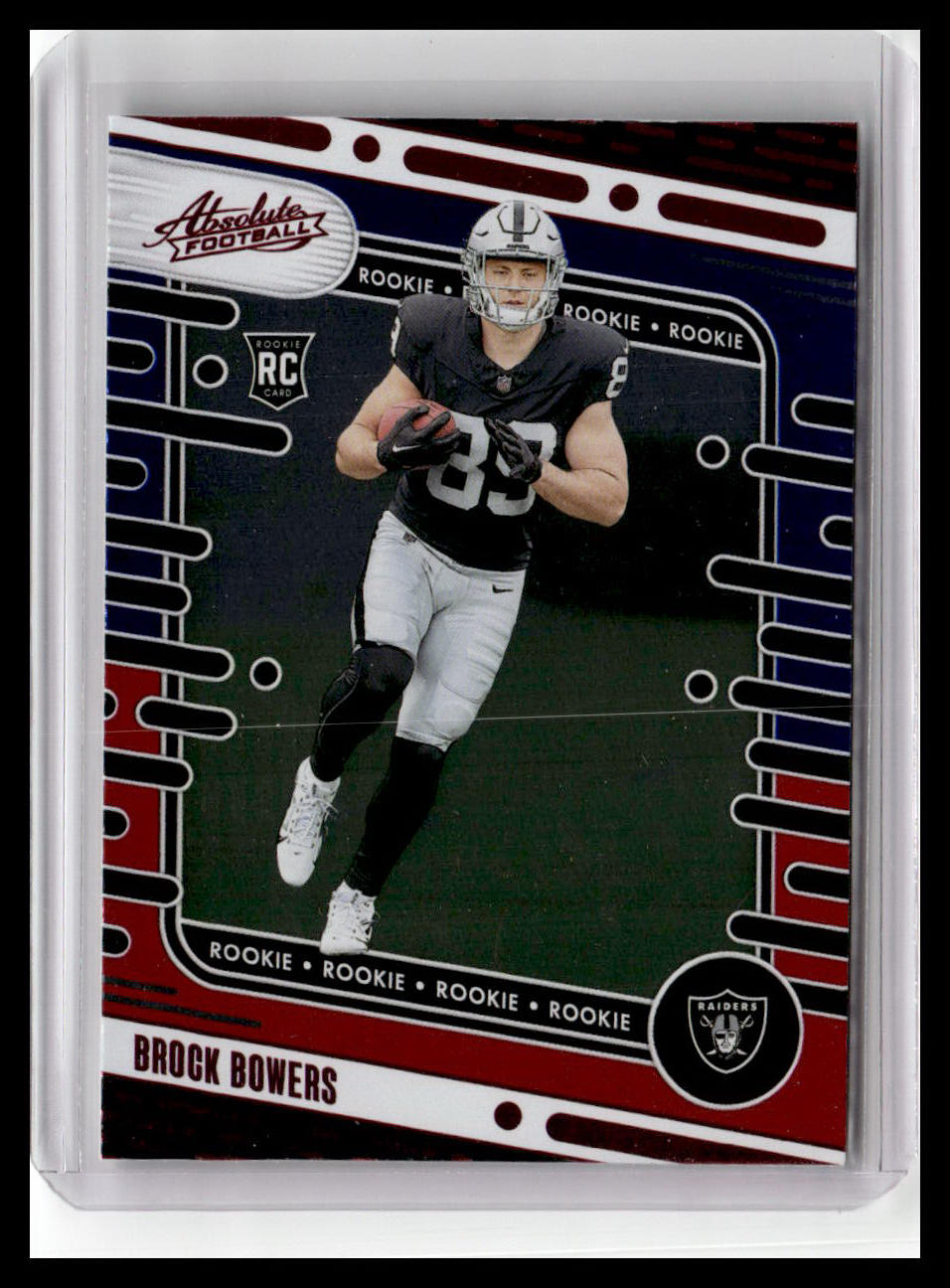 2024 Panini Absolute #113 Brock Bowers Red and Blue