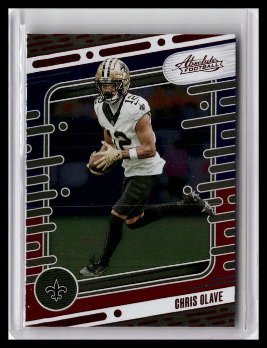 2024 Panini Absolute #77 Chris Olave Red and Blue