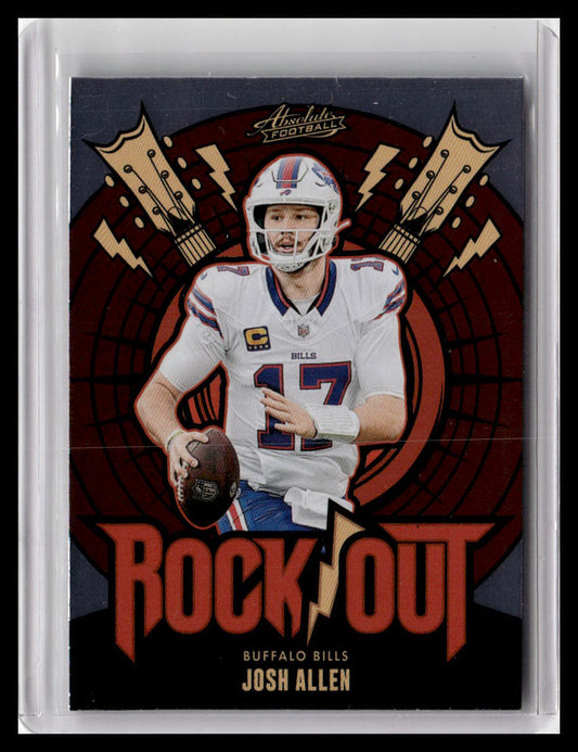 2024 Panini Absolute #RO-JAN Josh Allen Rock Out