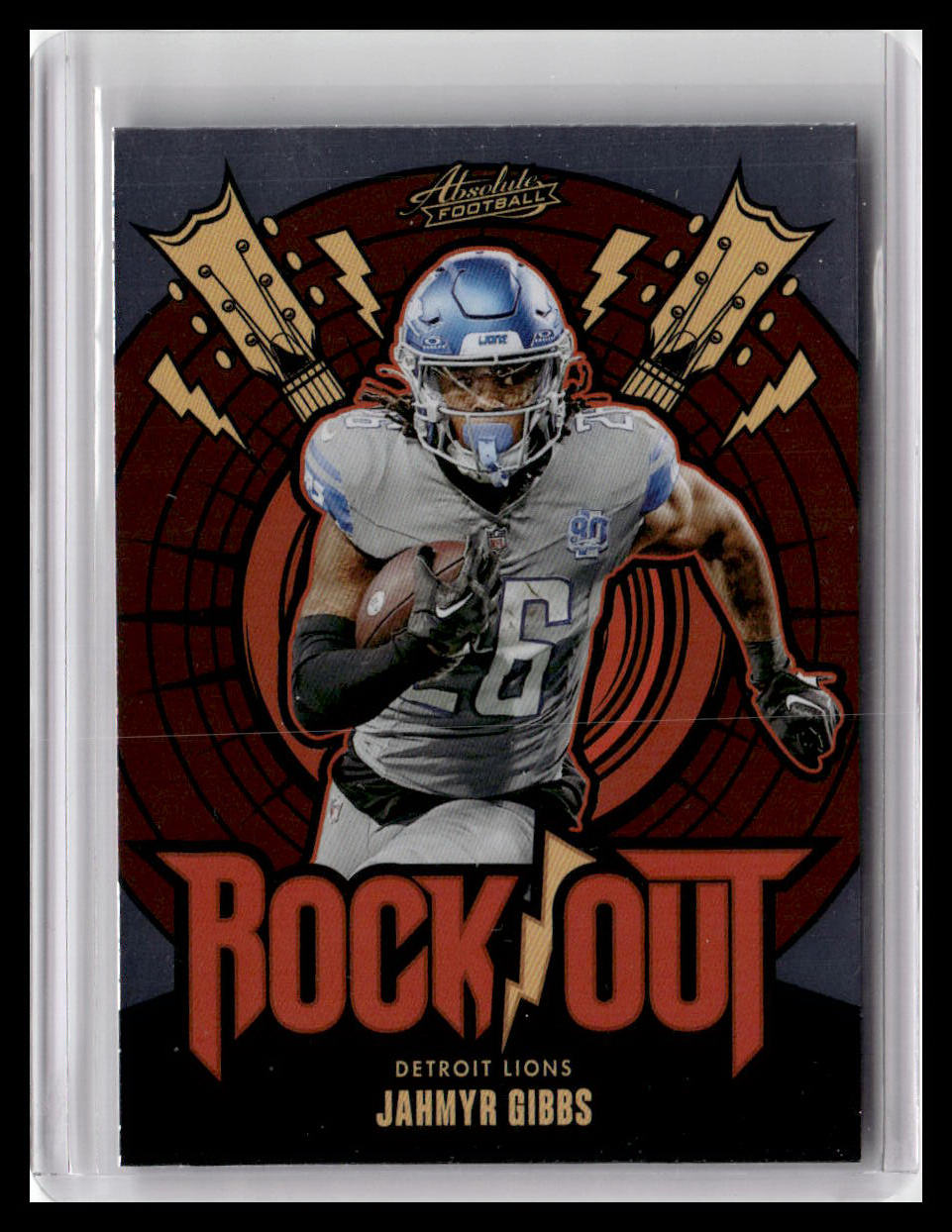 2024 Panini Absolute #RO-JGS Jahmyr Gibbs Rock Out