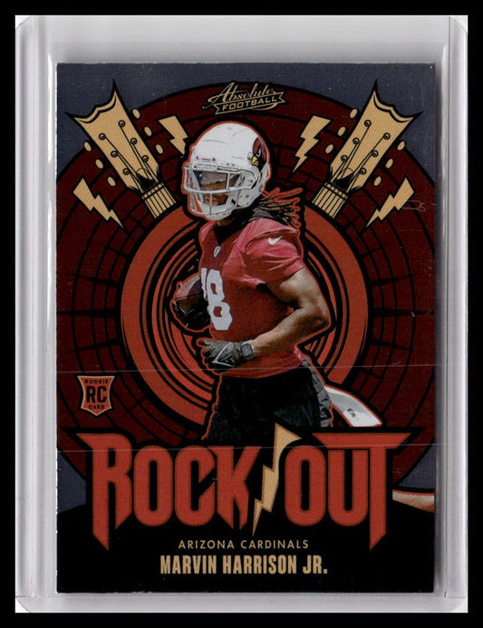 2024 Panini Absolute #RO-MHJ Marvin Harrison Jr. Rock Out