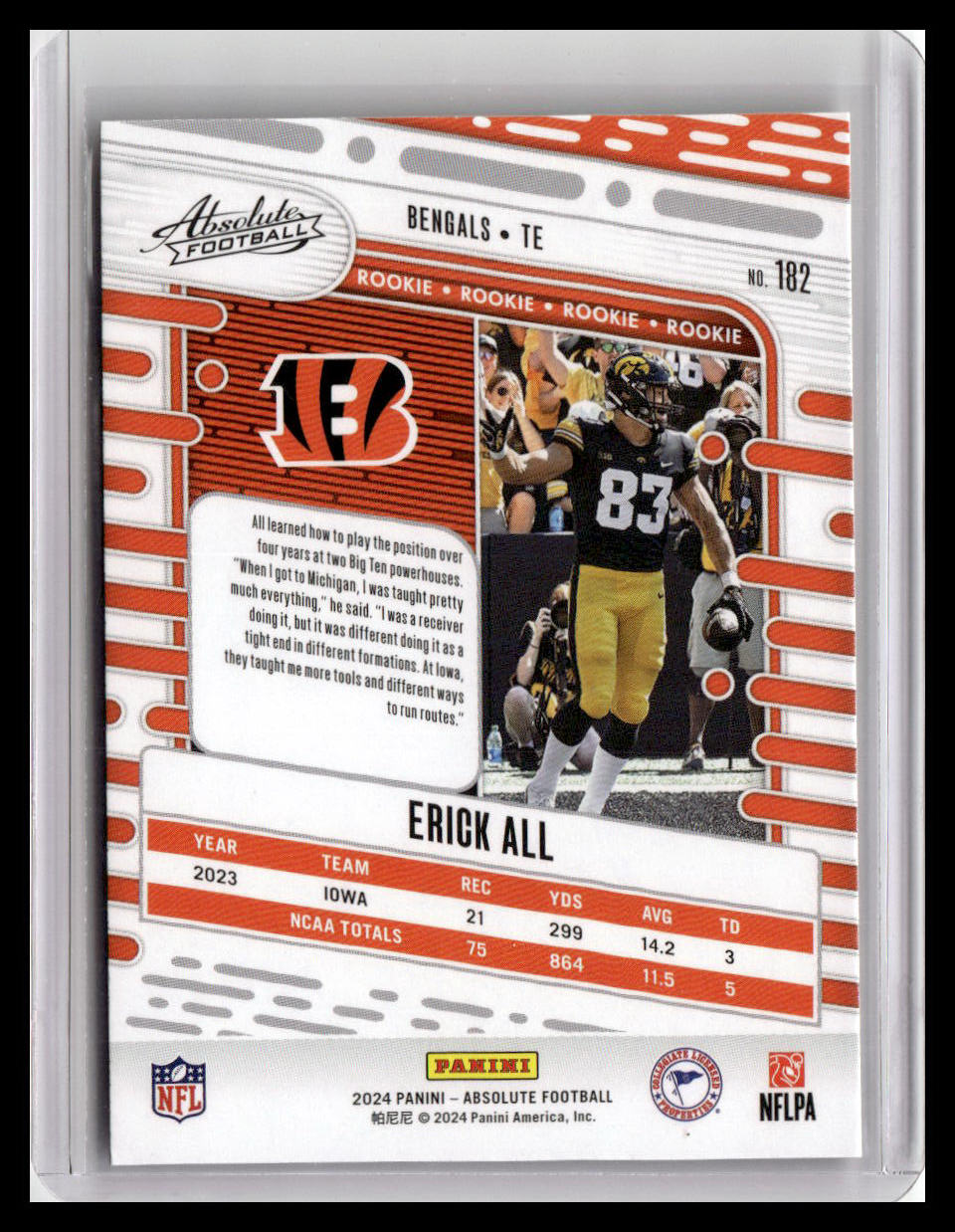 2024 Panini Absolute #182 Erick All Green
