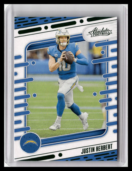 2024 Panini Absolute #57 Justin Herbert Green