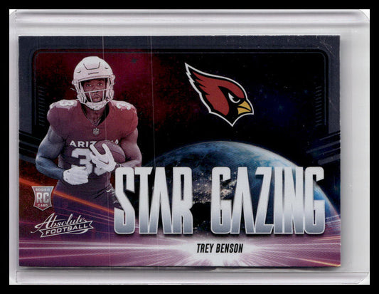 2024 Panini Absolute #SG-TBN Trey Benson Star Gazing