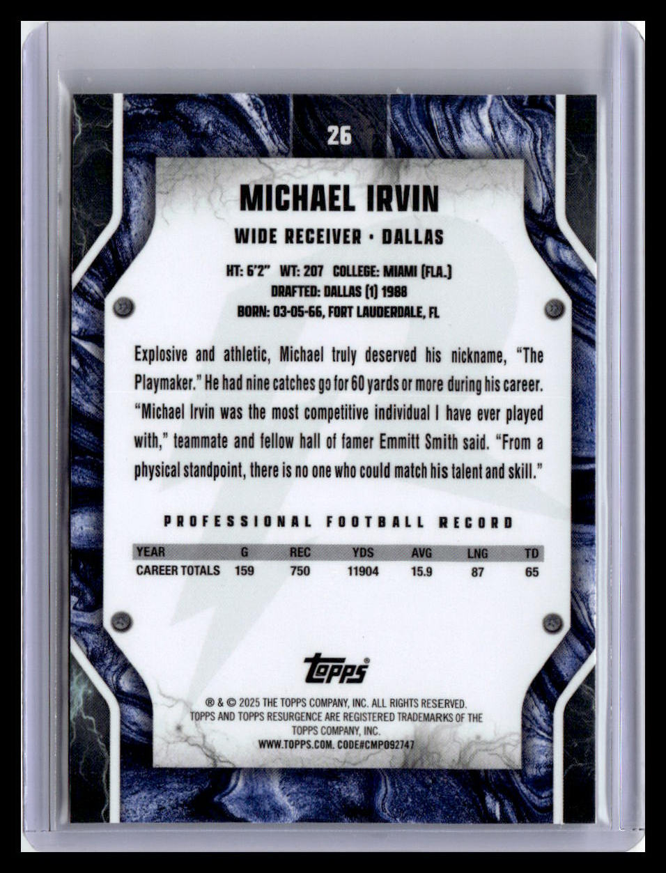 2024 Topps Resurgence #26 Michael Irvin