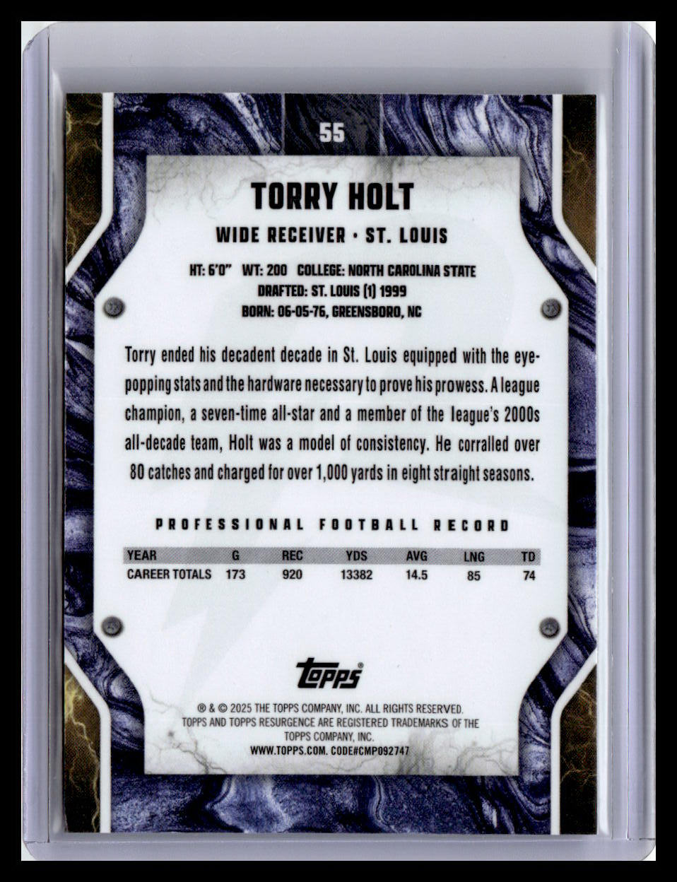 2024 Topps Resurgence #55 Torry Holt