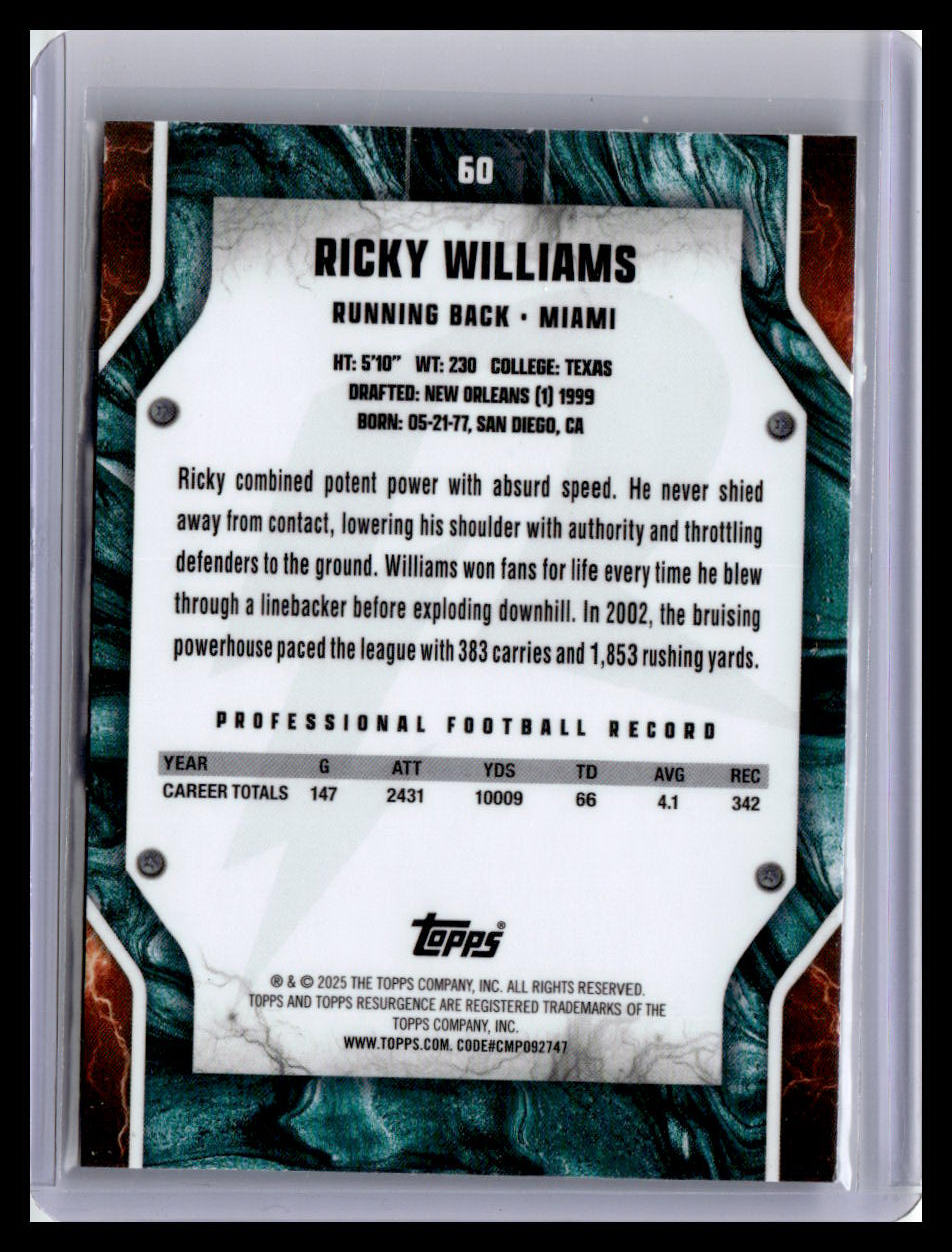 2024 Topps Resurgence #60 Ricky Williams