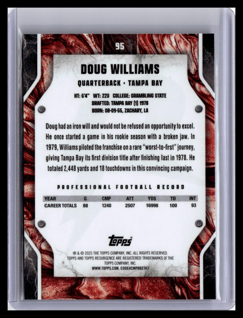 2024 Topps Resurgence #95 Doug Williams