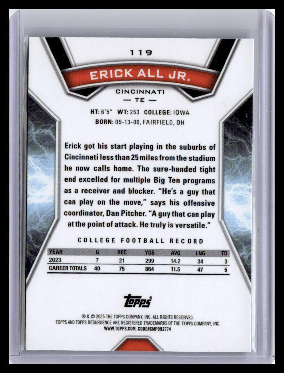 2024 Topps Resurgence #119 Erick All Jr.