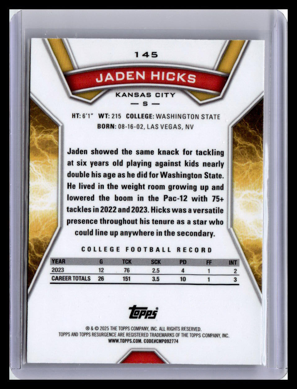 2024 Topps Resurgence #197 Luke McCaffrey