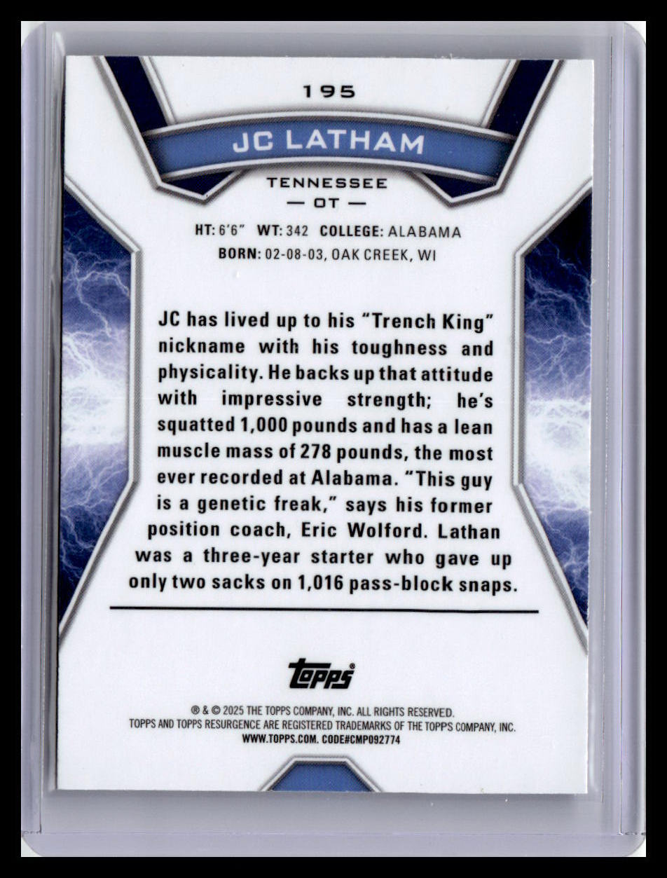 2024 Topps Resurgence #195 JC Latham