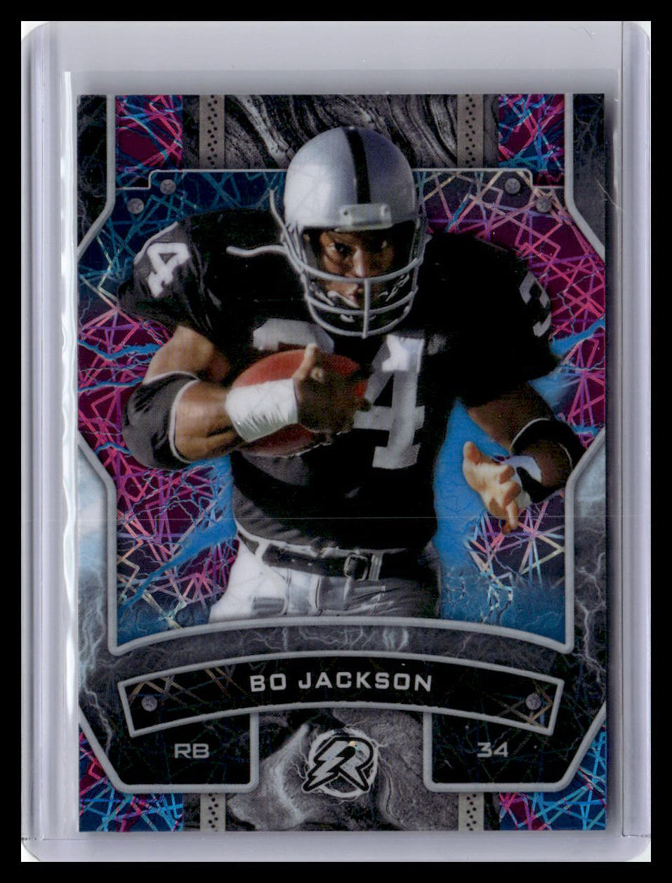 2024 Topps Resurgence #76 Bo Jackson Sky Blue & Pink Shock