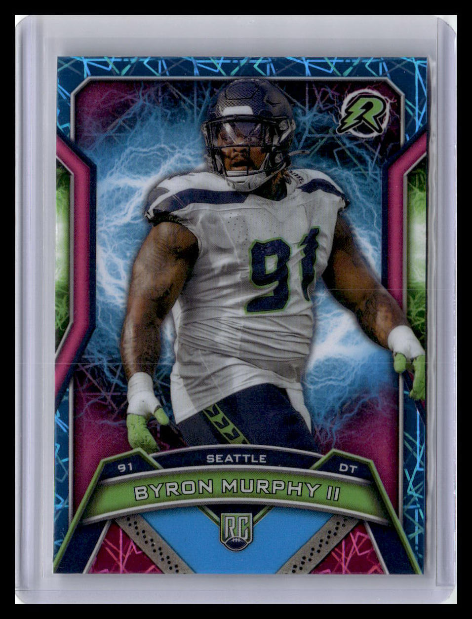 2024 Topps Resurgence #187 Byron Murphy II Sky Blue & Pink Shock