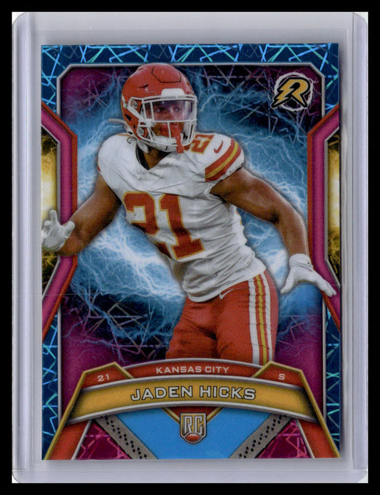 2024 Topps Resurgence #145 Jaden Hicks Sky Blue & Pink Shock