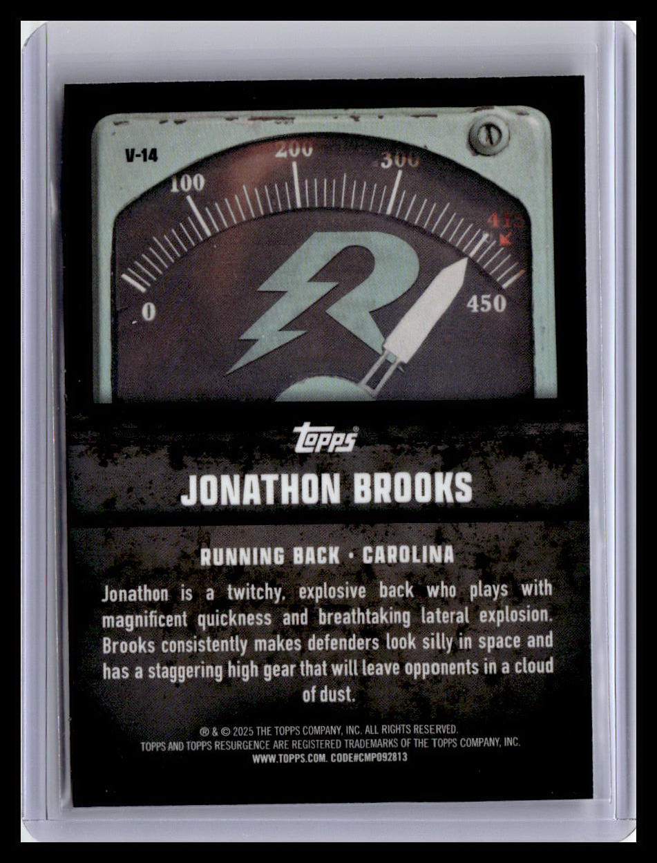 2024 Topps Resurgence #V-14 Jonathon Brooks Voltaic