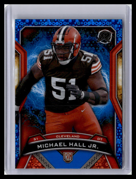 2024 Topps Resurgence #122 Michael Hall Jr. Blue & Orange Spark