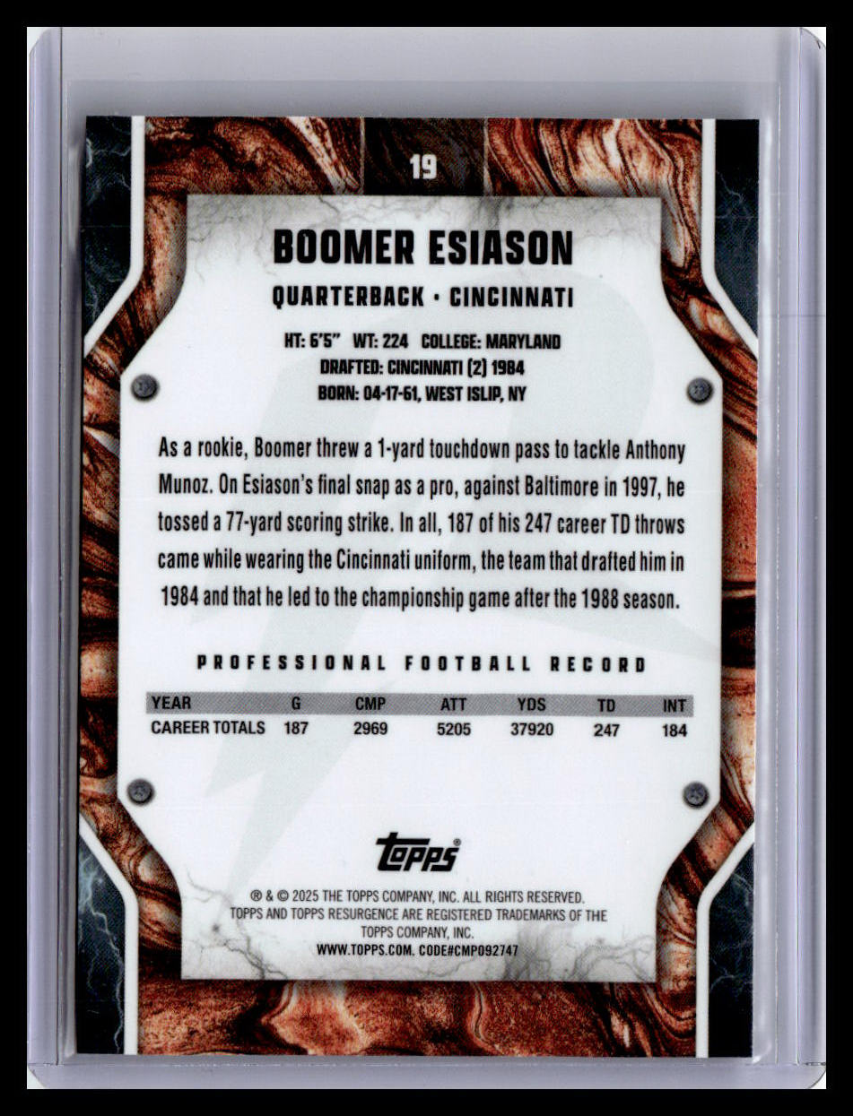 2024 Topps Resurgence #19 Boomer Esiason