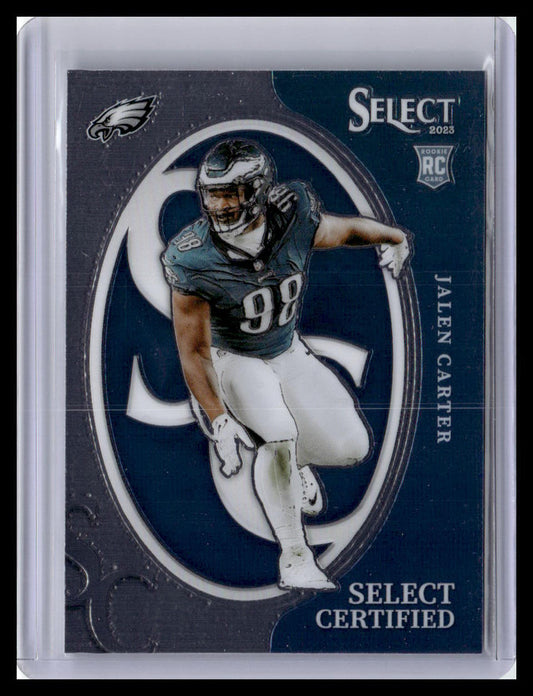 2023 Panini Select #CRO-JCA Jalen Carter Select Certified Rookies