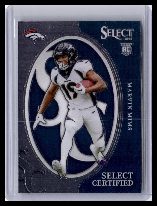 2023 Panini Select #CRO-MMI Marvin Mims Select Certified Rookies