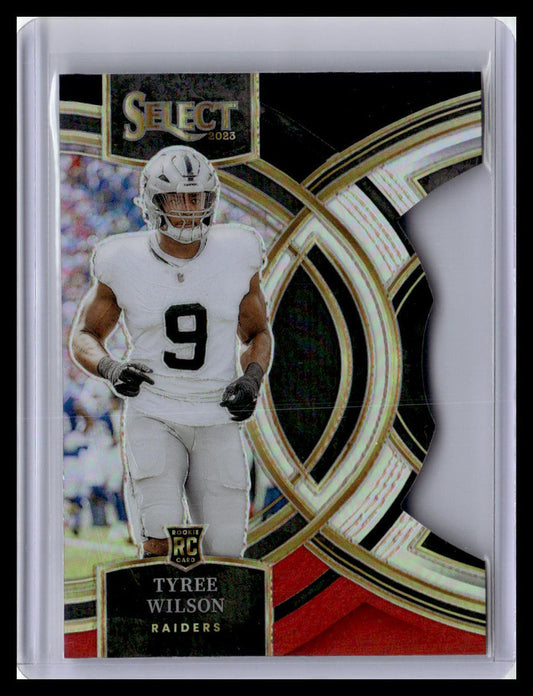 2023 Panini Select #119 Tyree Wilson Black and Red Prizms Die Cuts
