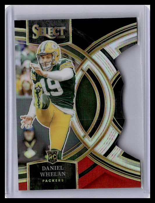 2023 Panini Select #161 Daniel Whelan Black and Red Prizms Die Cuts