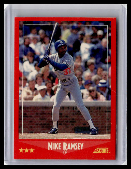 1988 Score #267 Mike Ramsey