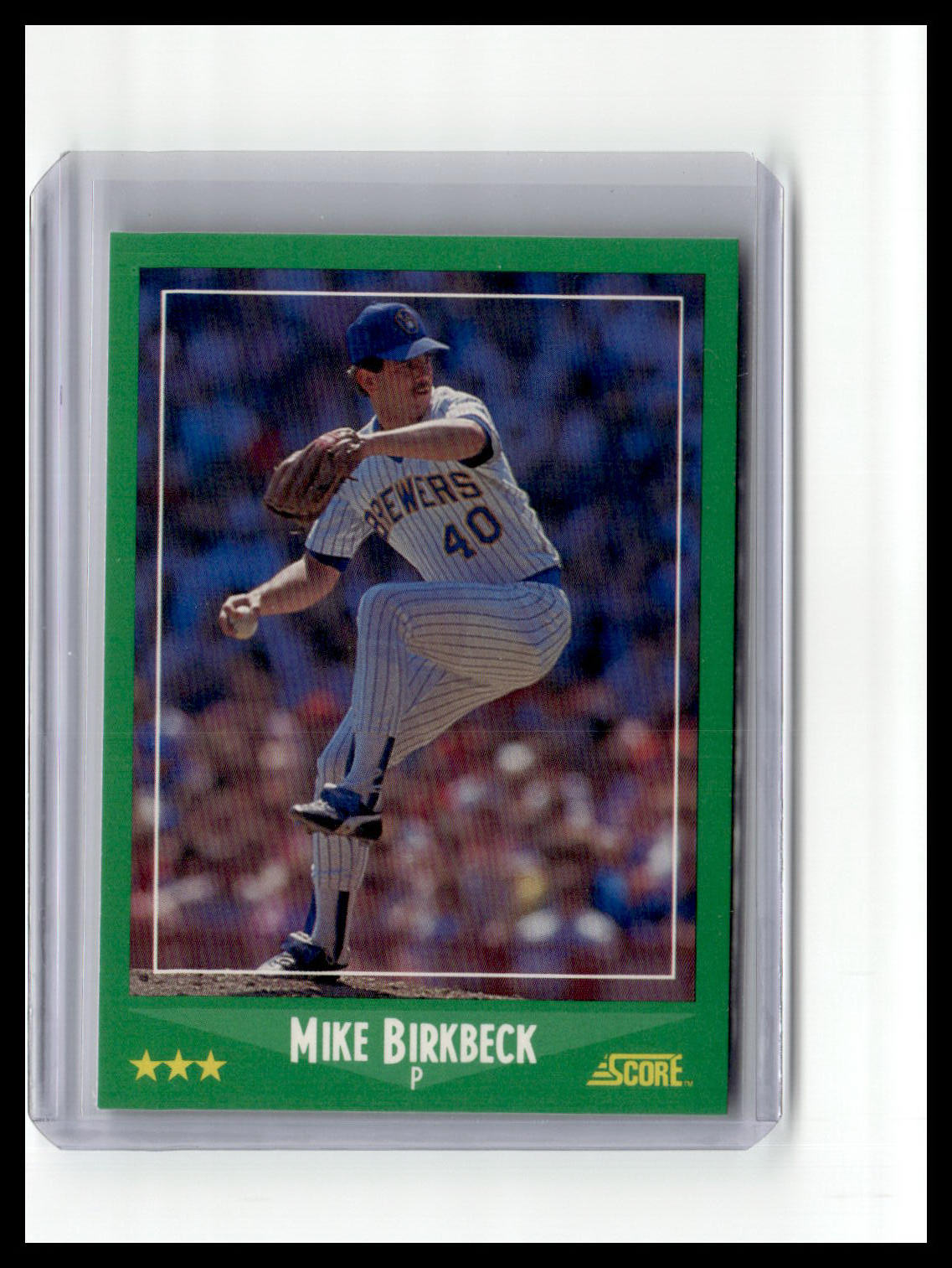 1988 Score #369 Mike Birkbeck
