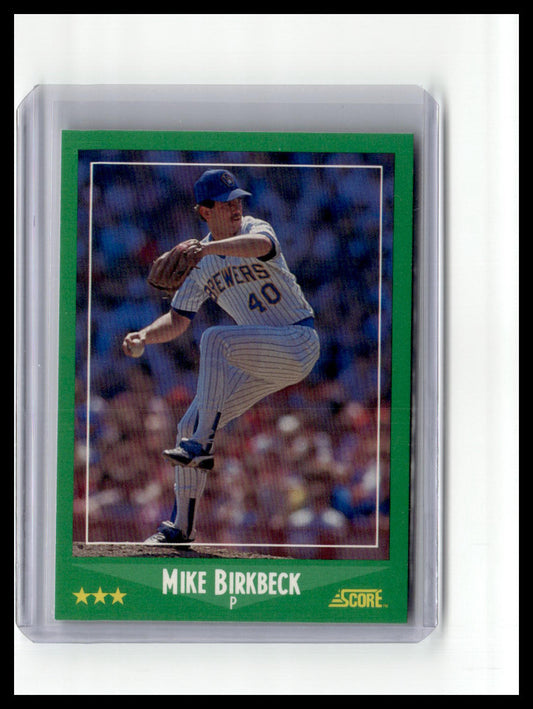 1988 Score #369 Mike Birkbeck