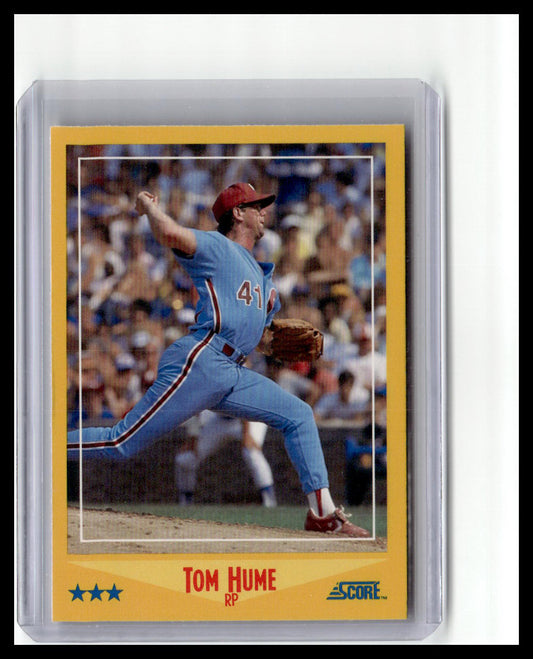1988 Score #494 Tom Hume