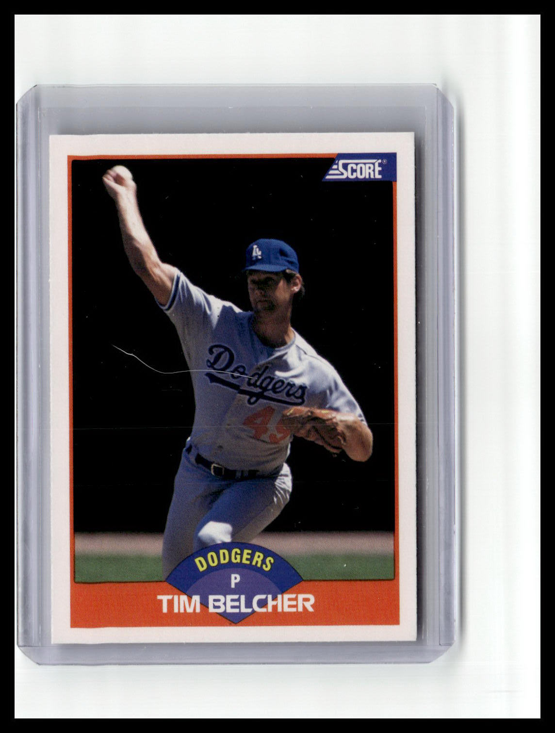 1989 Score #418 Tim Belcher