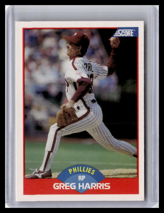 1989 Score #476 Greg Harris
