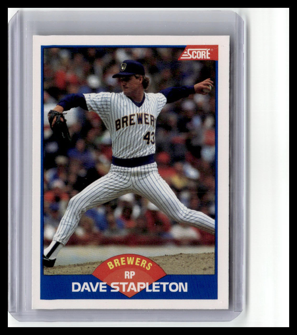 1989 Score #581 Dave Stapleton