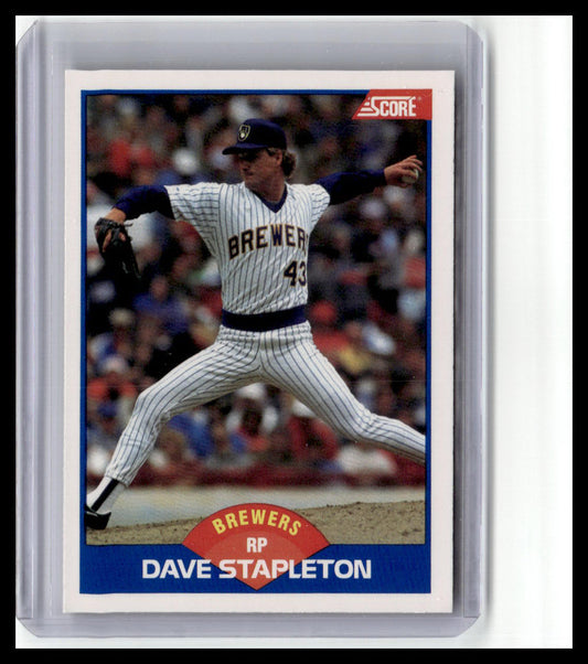1989 Score #581 Dave Stapleton