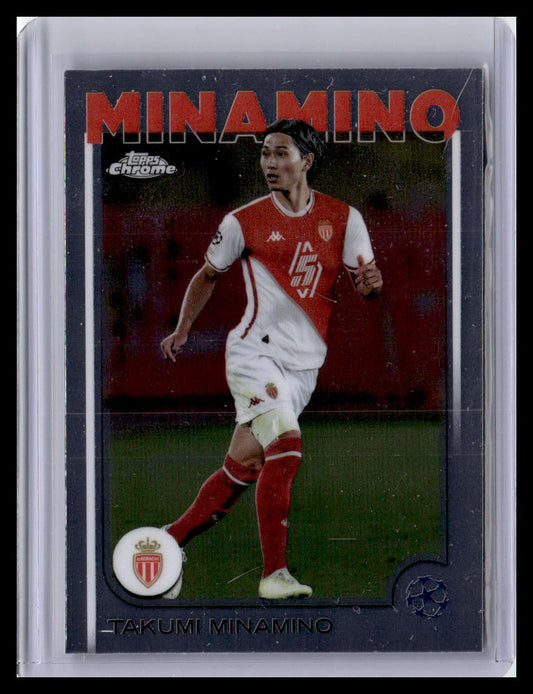 2024-25 Topps Chrome UEFA Club Competitions #57 Takumi Minamino