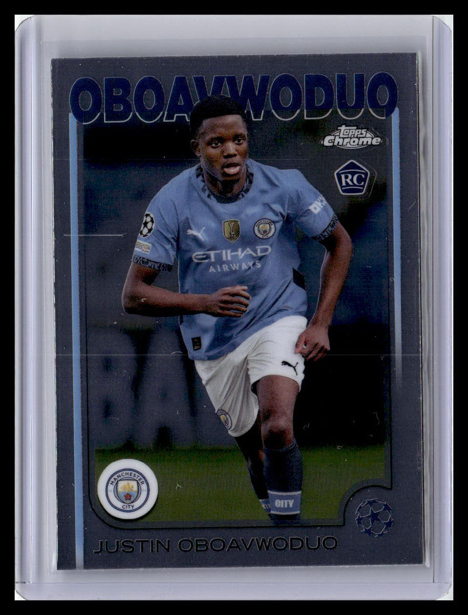 2024-25 Topps Chrome UEFA Club Competitions #144 Justin Oboavwoduo