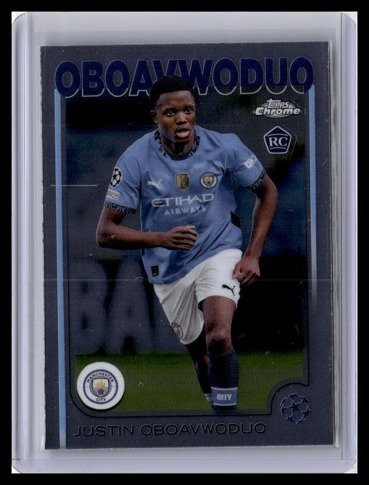 2024-25 Topps Chrome UEFA Club Competitions #144 Justin Oboavwoduo