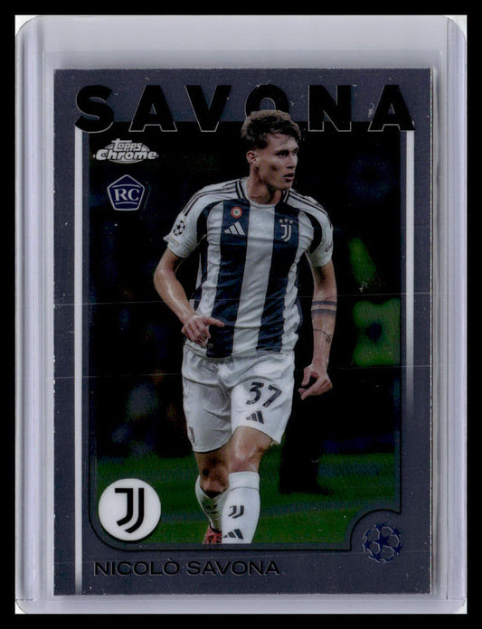 2024-25 Topps Chrome UEFA Club Competitions #46 Nicolò Savona