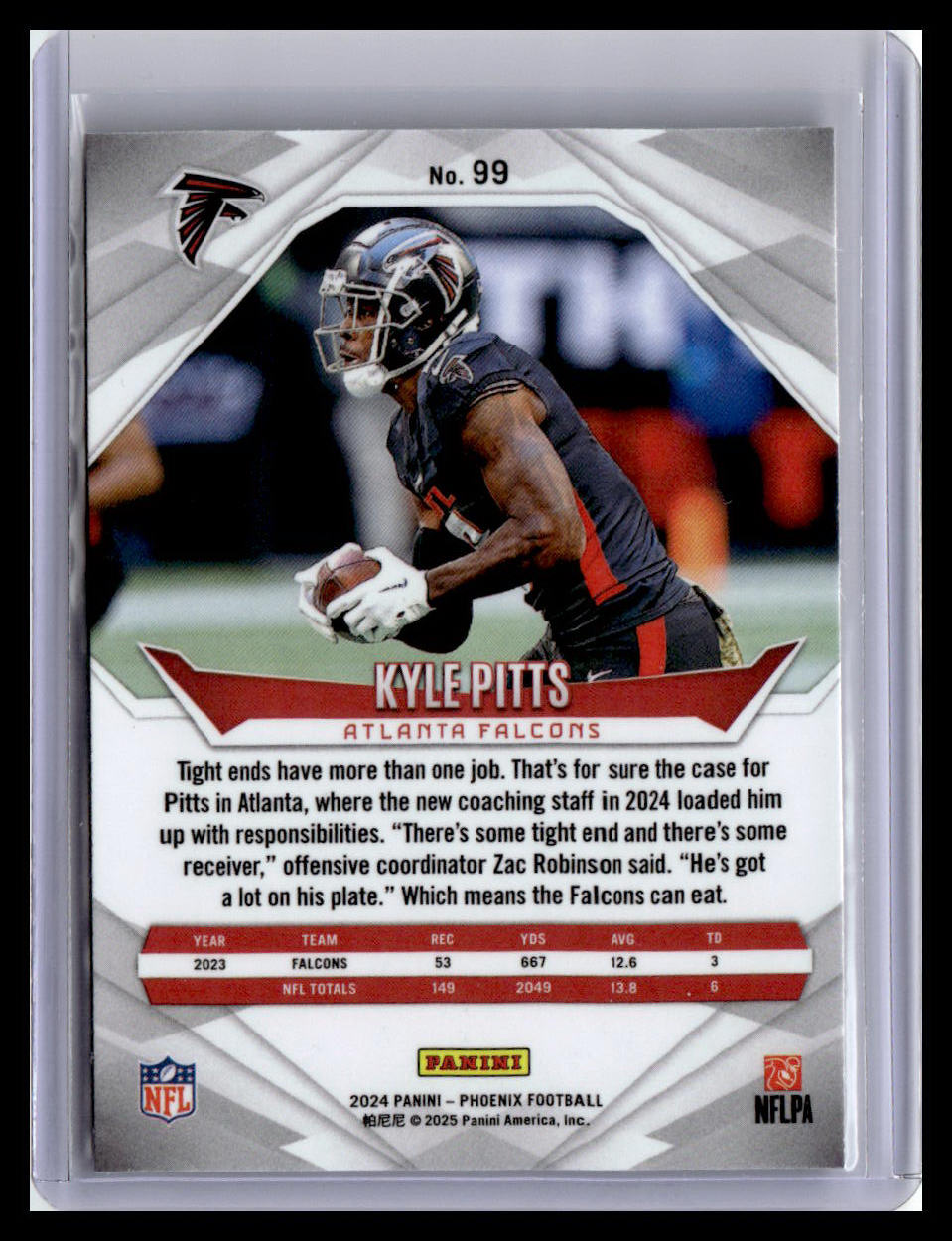 2024 Panini Phoenix #99 Kyle Pitts